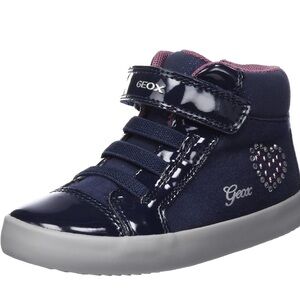 Geox Gisli Blue High Top Girls Sneakers - Toddler US sz 5 Eu 22